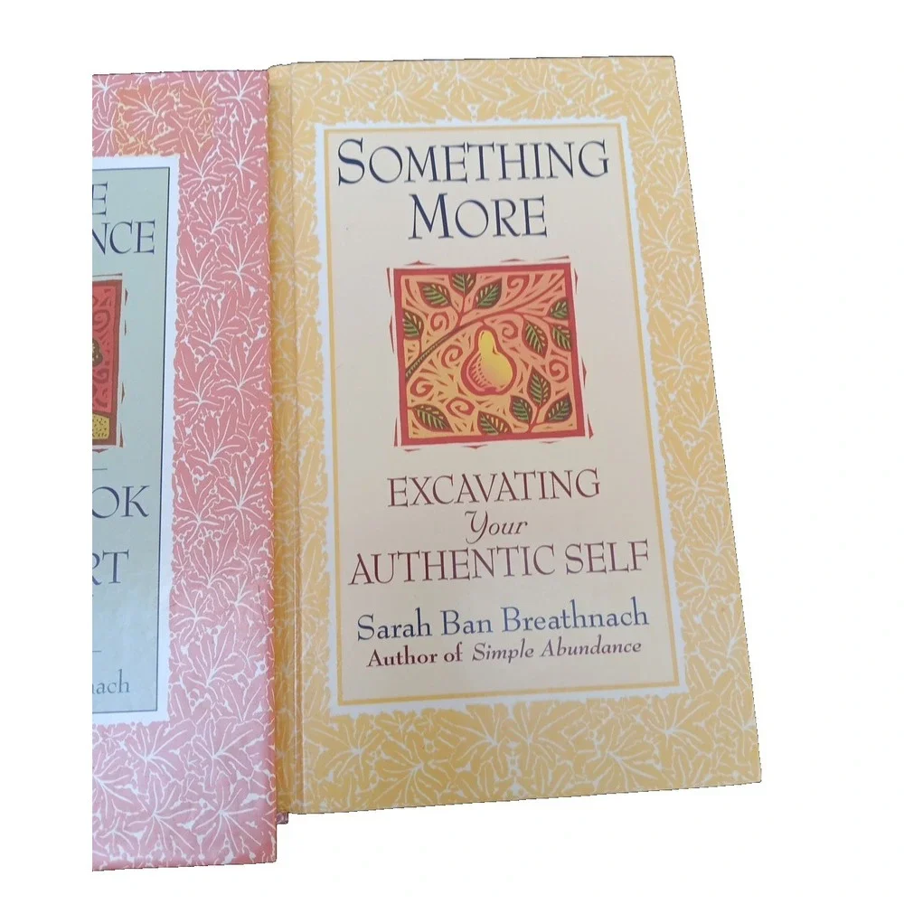 Sarah Ban Breathnach Simple Abundance & Something More Hardcover Book Set Bundle